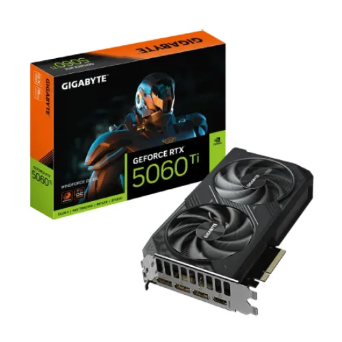 GIGABYTE GeForce RTX 5060 Ti WINDFORCE OC 8G GDDR7 Graphics Card